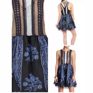Free People Katies Dress Crochet Bodice